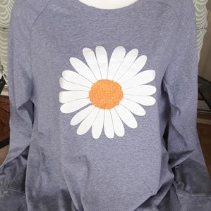 Misslook daisy lightweight sweatshirt